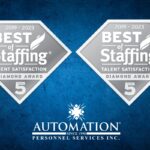 Automation Personnel Services ClearlyRated Diamond Awards 2023